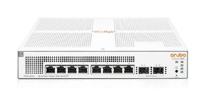 aruba a hewlett packard enterprise company hpe networking 1930 8-port gb smart-managed layer 2+ ethernet switch with poe | 8x 1g | 2x sfp | 8x cl4 poe 124w | us cord (jl681a#aba)