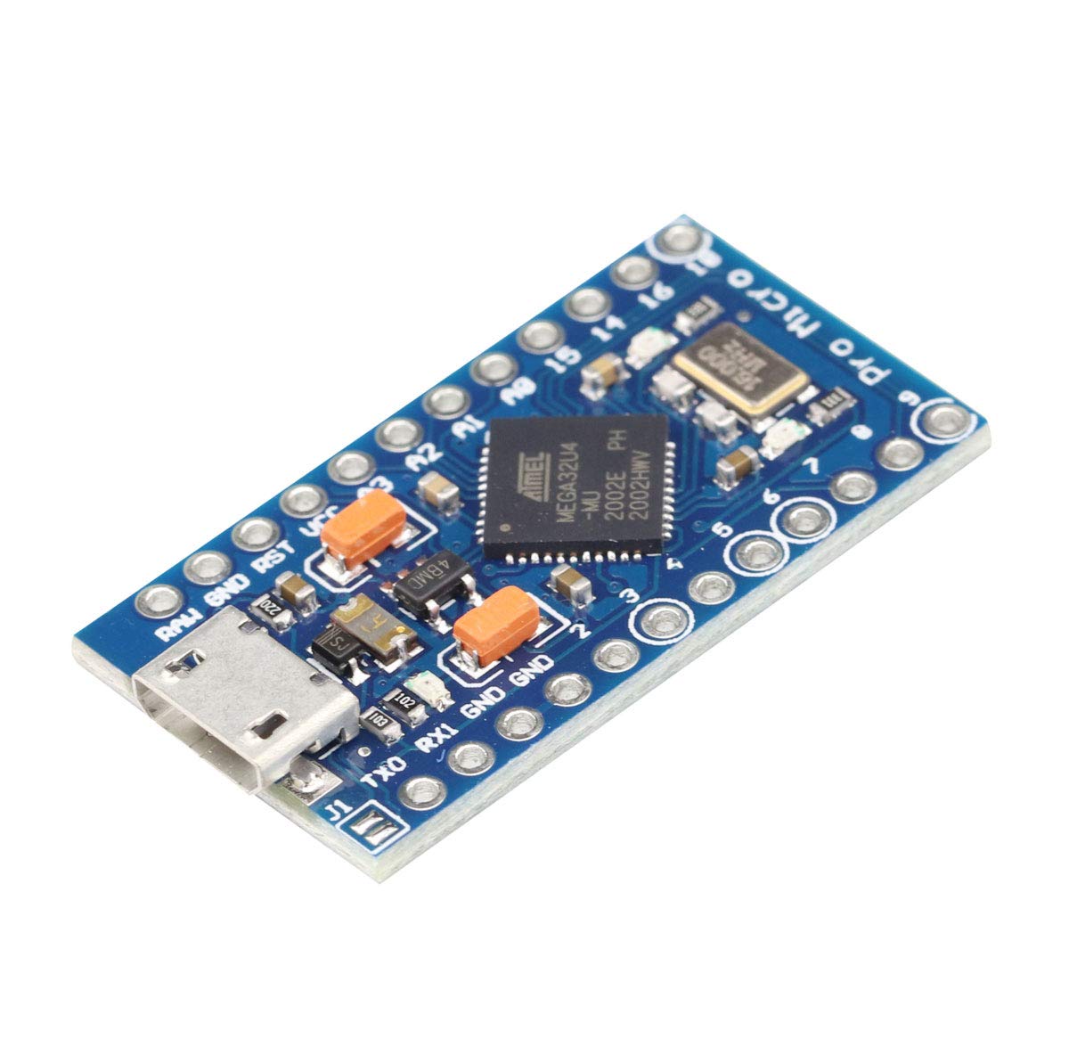 VKLSVAN 2PCS Pro Micro ATmega32U4 5V 16MHz Micro USB Development Board Module