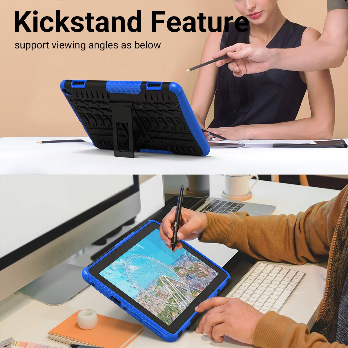 ROISKIN Compatible with (2020 Release) Lenovo Tablet 8/ 8plus case 10thGeneration with Kickstand for Kids