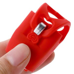 Loud Bike Horn, 120db Electric Bell Waterproof Cycle Horn with 4 Colors for Kids, Adults, Road and Mountain Bike(Red)