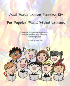 vocal music lesson planning kit for popular music styled lessons