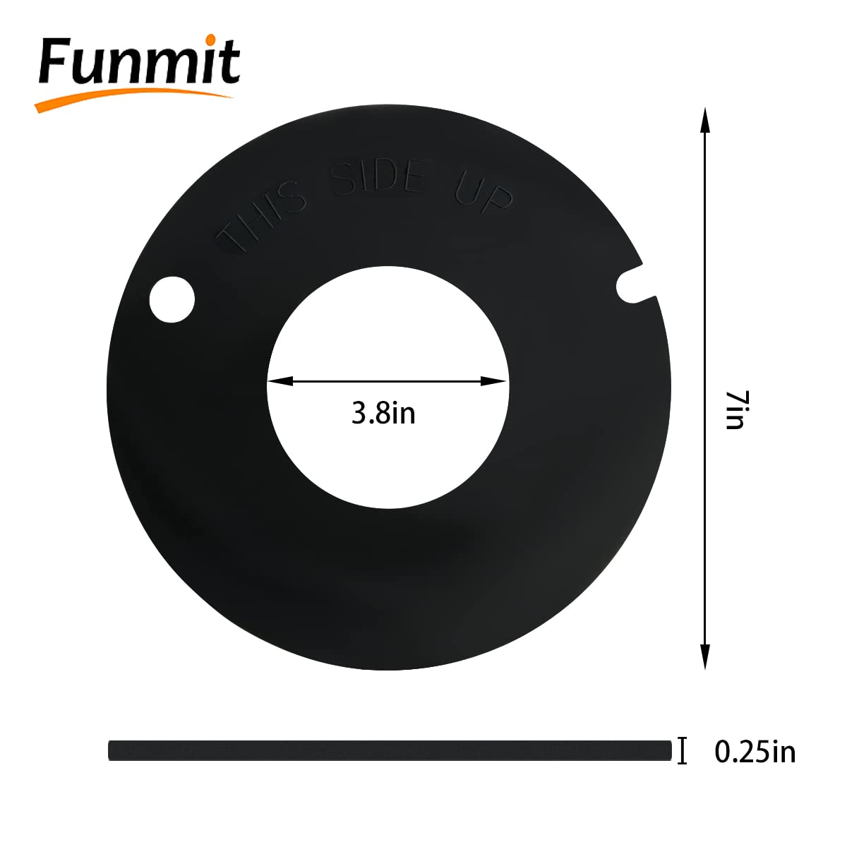 Funmit 2 Pcs 385311462 & 385316140 RV Toilet Seal Kit Replacement for 510/506+, 510+/1006, 1008/EcoVac, 511H, 548+, 146-149, 2010 for RV Camper Marine Toilet Trailer | Prevent Leakage