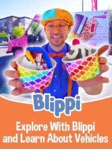 blippi - explore with blippi and learn about vehicles