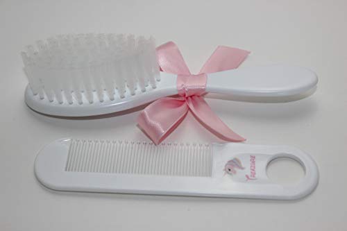 Personalized Baby Gift - Baby Brush and Comb Set, Suitable for Ages 0-3 Years, New Baby Gift - Unicorn, Unicorn Baby Gift