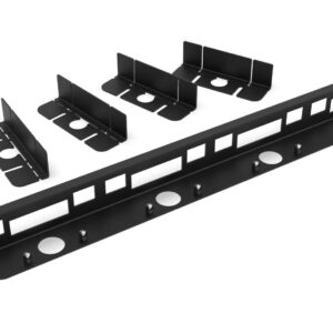 MyElectronics Raspberry Pi Rack Mount for 1-4 Raspberry Pi + 4 ‘snap-Off’ Blank Covers