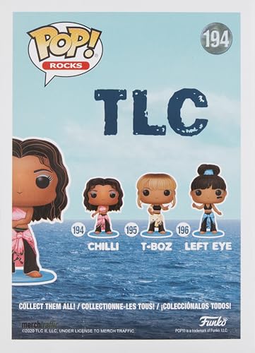 Funko Pop! Rocks: TLC - Chilli (Styles May Vary), Multicolor