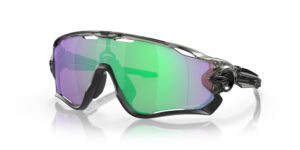 oakley men's oo9290 jawbreaker rectangular sunglasses, kokoro/prizm black, 31 mm