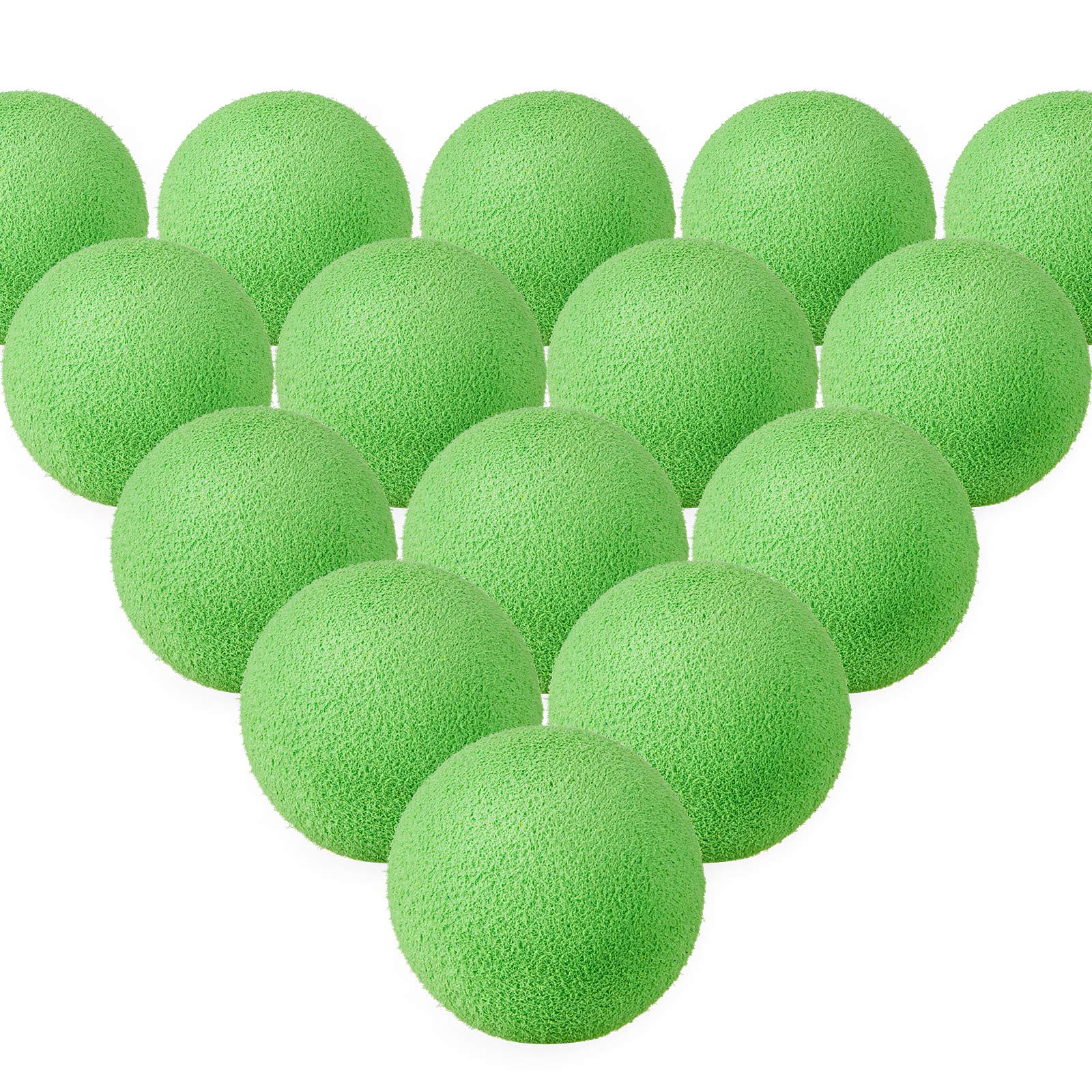 Frienda 24 Pieces Refill Balls Soft Foam Balls Approx 1.2 Inch in Diameter, Foam Ball Refills (Green)