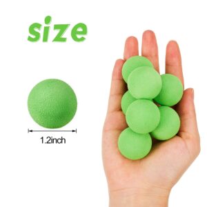 Frienda 24 Pieces Refill Balls Soft Foam Balls Approx 1.2 Inch in Diameter, Foam Ball Refills (Green)