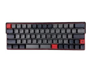 kemove dk61 wireless 60% mechanical gaming keyboard, bluetooth 5.1 hot swappable keyboard rgb backlit pbt keycaps full keys programmable (gateron switch) (gateron optical blue switch, dolch)