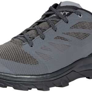 Salomon Outline Hiking Shoes for Men, Magnet/Black/Monument, 13