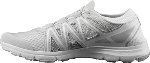 Salomon Crossamphibian Swift 2 Hiking Shoes for Women Sneaker, Lunar Rock/White/Alloy, 9