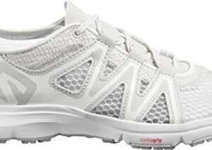 Salomon Crossamphibian Swift 2 Hiking Shoes for Women Sneaker, Lunar Rock/White/Alloy, 9