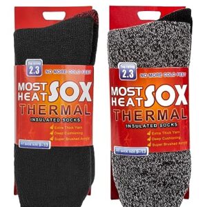 Winter Thermal Socks, Snowflakes Thick Warm Socks for Cold Weather, Outdoor Sports,Dove Grey