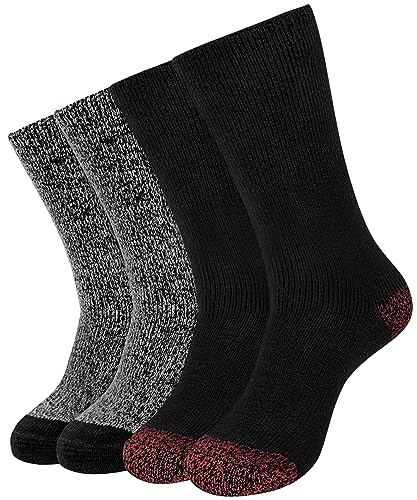 Winter Thermal Socks, Snowflakes Thick Warm Socks for Cold Weather, Outdoor Sports,Dove Grey