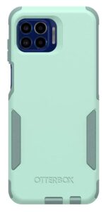 otterbox motorola one 5g commuter series case - ocean way (aqua sail/aquifer), slim & tough, pocket-friendly, with port protection