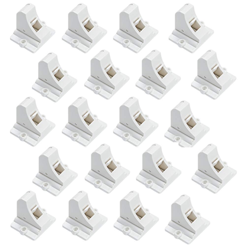 60 Pack - Baby Proofing Magnetic Cabinet Locks 20 Locks & 2 Keys Bundle with 38 Pack Baby Proofing Outlet Covers