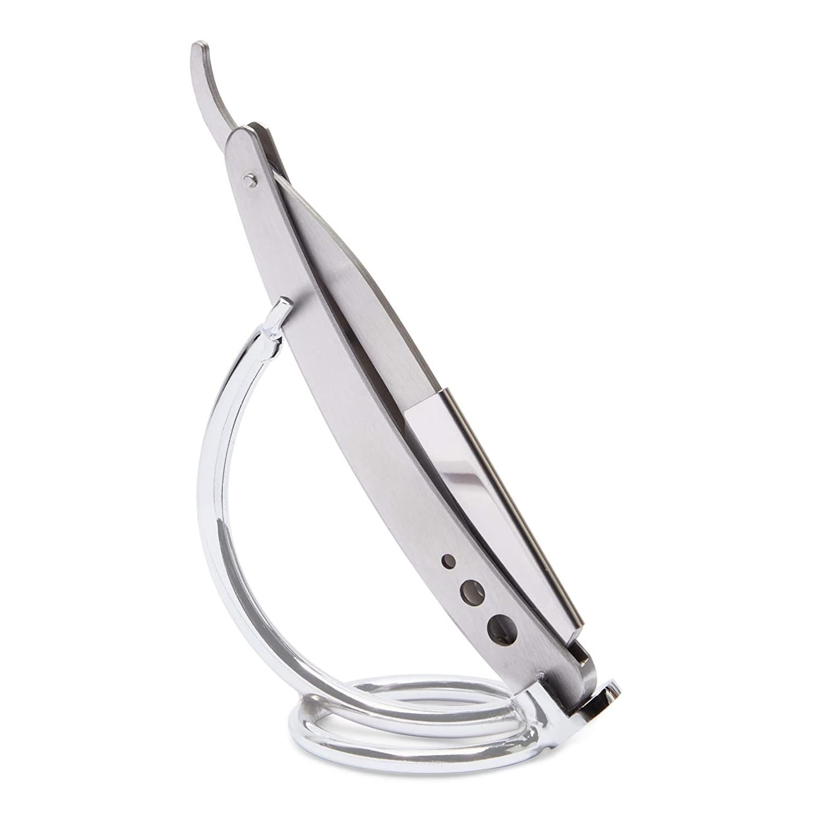 Curved Shaving Razor Stand, Men's Razor Holder (2 x 3.5 In)