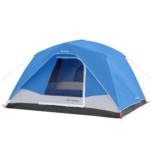 columbia tent - dome tent | easy setup 6 person camping tent with rainfly for outdoors | best camp tent for hiking, backpacking, & family camping