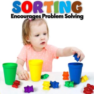 Counting Bears - Math Manipulatives Preschool Learning Activities - Learn Addition, Subtraction, Colors, Sorting and Stacking - STEM Toys for PreK to Kindergarten Toddler Boys and Girls Ages 3+