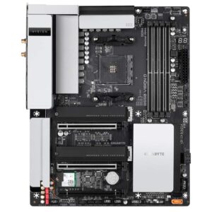 Gigabyte B550 Vision D (AMD Ryzen 5000/B550/ATX/3xPCIe 4.0/3.0/DDR4/ECC Memory/Titan Ridge/3xM.2/USB3.2 Gen 2 Type-C/Intel WiFi 6/Fully Quadro QVL Tested/Dual Intel LAN/1xHDMI 2.1/Motherboard)