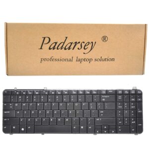 Padarsey Keyboard Replacement Compatible with HP Pavilion DV6-1000 DV6-1100 dv6-1200 DV6-1300 DV6-2000 DV6-2100 DV6Z-1100 DV6T-1200 DV6T-2000 DV6Z-2000 Series Laptop Black US Layout