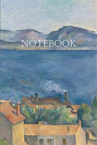 notebook – cézanne – the bay of marseille: 100-page notebook with artistic cover