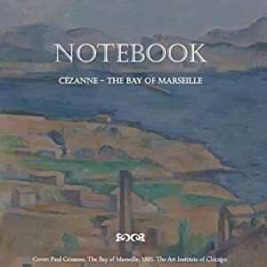 Notebook – Cézanne – The Bay of Marseille: 100-page notebook with artistic cover