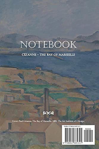 Notebook – Cézanne – The Bay of Marseille: 100-page notebook with artistic cover