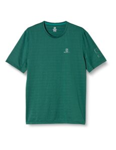 salomon men's standard t-shirt (short sleeve), pacific, l