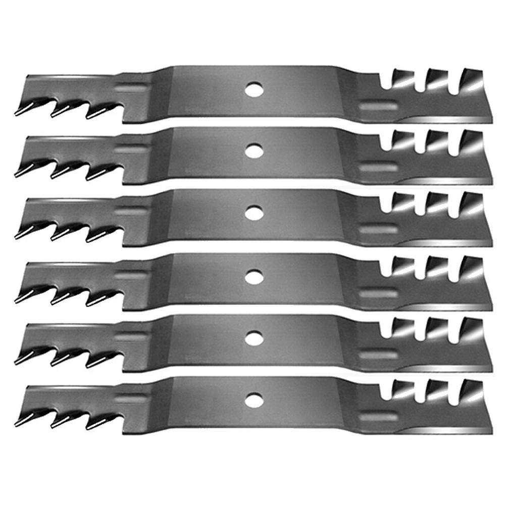 Stevens Lake Parts Set of 6 New Mulching Blade Fits Toro Timecutter Z 50" Deck Models Interchangeable with 110-6837-03 112-9759 112-9759-03