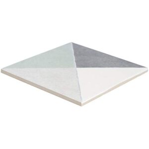 Anya Sage Diamond Square 9 in. x 9 in. Matte Porcelain Tile Sample