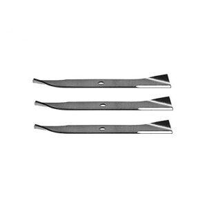 stevens lake parts set of 3 new blade fits toro 48'' models interchangeable with 106078, 106078-a, 106636, 106636-a, 106637, 106637-a