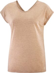 salomon women's standard t-shirt (short sleeve), sirocco, s