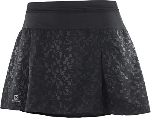 Salomon womens Skort Shorts, Black, Small