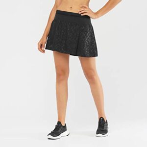 Salomon womens Skort Shorts, Black, Small