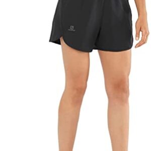 Salomon Women's Standard Cargo Shorts, Black, M