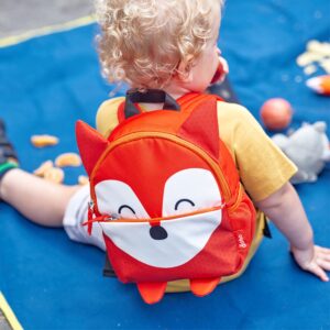 Diono Fox Character Kids Mini Back Pack Toddler Leash & Harness for Child Safety, with Padded Shoulder Straps for Child Comfort