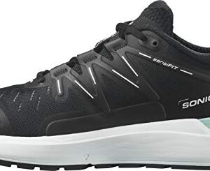 Salomon Sonic 4 Confidence Running Shoes for Men, Black/White/Ebony, 10.5