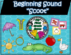 beginning sounds "scoot game"