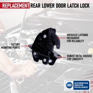 AA Ignition Replacement Lower Door Latch Lock - Rear Left or Right Driver or Passenger Side - Compatible with Chevy Silverado and GMC Sierra 1999-2007 Extended Cab - Replaces 10356951