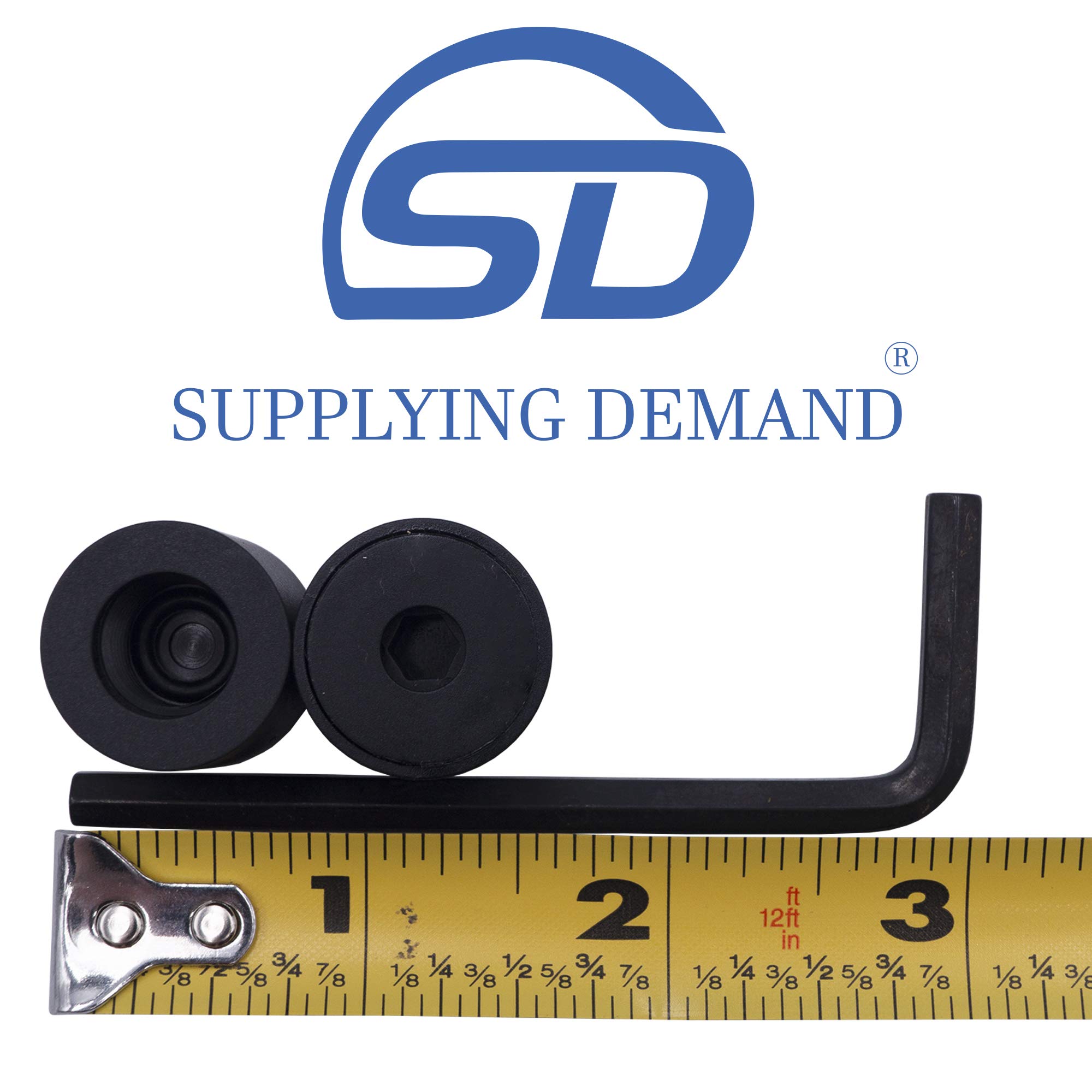 Supplying Demand SFL1402 2 Pack 1/4 Inch Safety Locking Caps with Tool