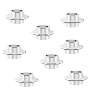newsfana aluminum spacers skates 8-pack spacers for inline skate 8mm axles spacers (silver)