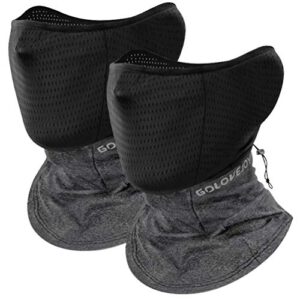 novawo reflective neck gaiters adjustable bandanas uv protection balaclavas headwear breathable face cover for men women