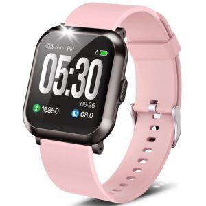 dosmarter fitness watch, 1.3” touch screen smartwatch, waterproof fitness tracker with 10 sport modes, step calories counter, and sleep tracking for women men