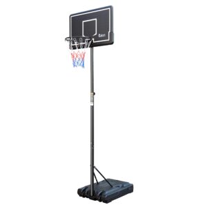 rakon portable basketball hoop & goal basketball system stand height adjustable 6.2ft -8.5ft with 35.4in backboard & wheels for youth teenagers outdoor indoor basketball goal game play