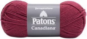patons mossberry yarn canadiana solid