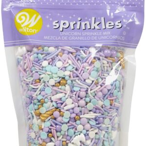 Wilton Purple Unicorn Sprinkles Mix, 10 oz, Non Toxic