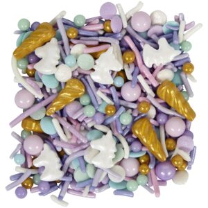 Wilton Purple Unicorn Sprinkles Mix, 10 oz, Non Toxic