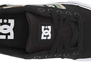 DC boys Anvil Skate Shoe, Black/Camo Print, 1 Little Kid US